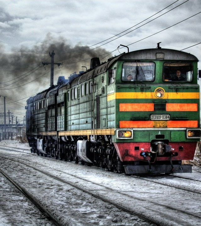 train, railroad, transportation